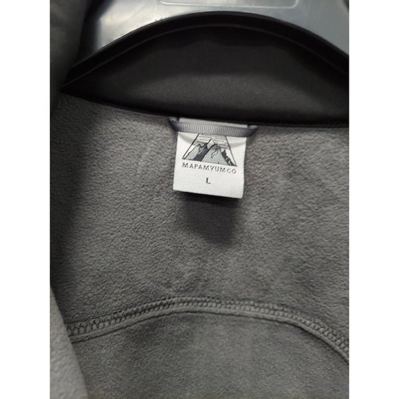 Mapamyumco Men's Polar Fleece Lined Full Zip Softshell Jacket Thermal LARGE - Picture 4 of 12